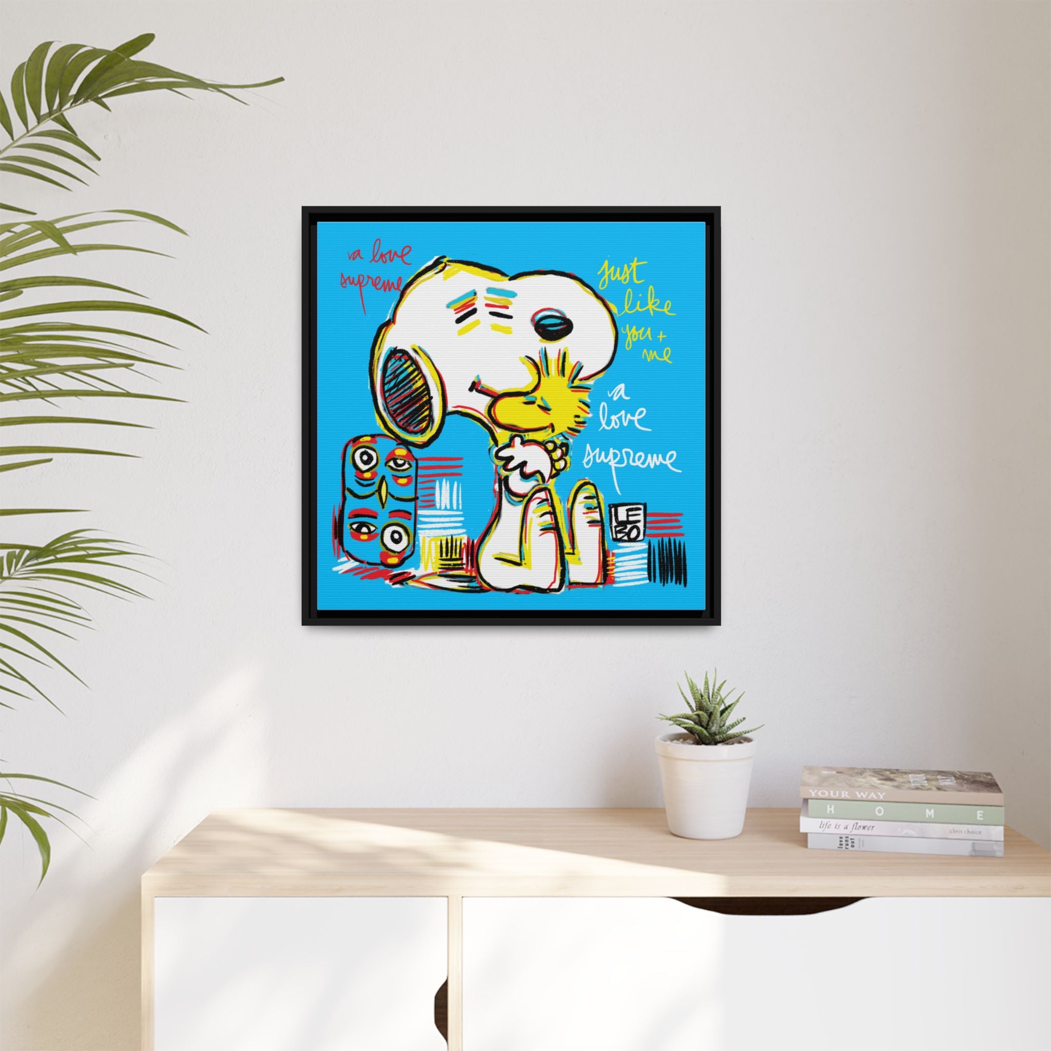 A Love Supreme, Just like You & Me - Lebo Framed Premium Gallery Wrap Canvas