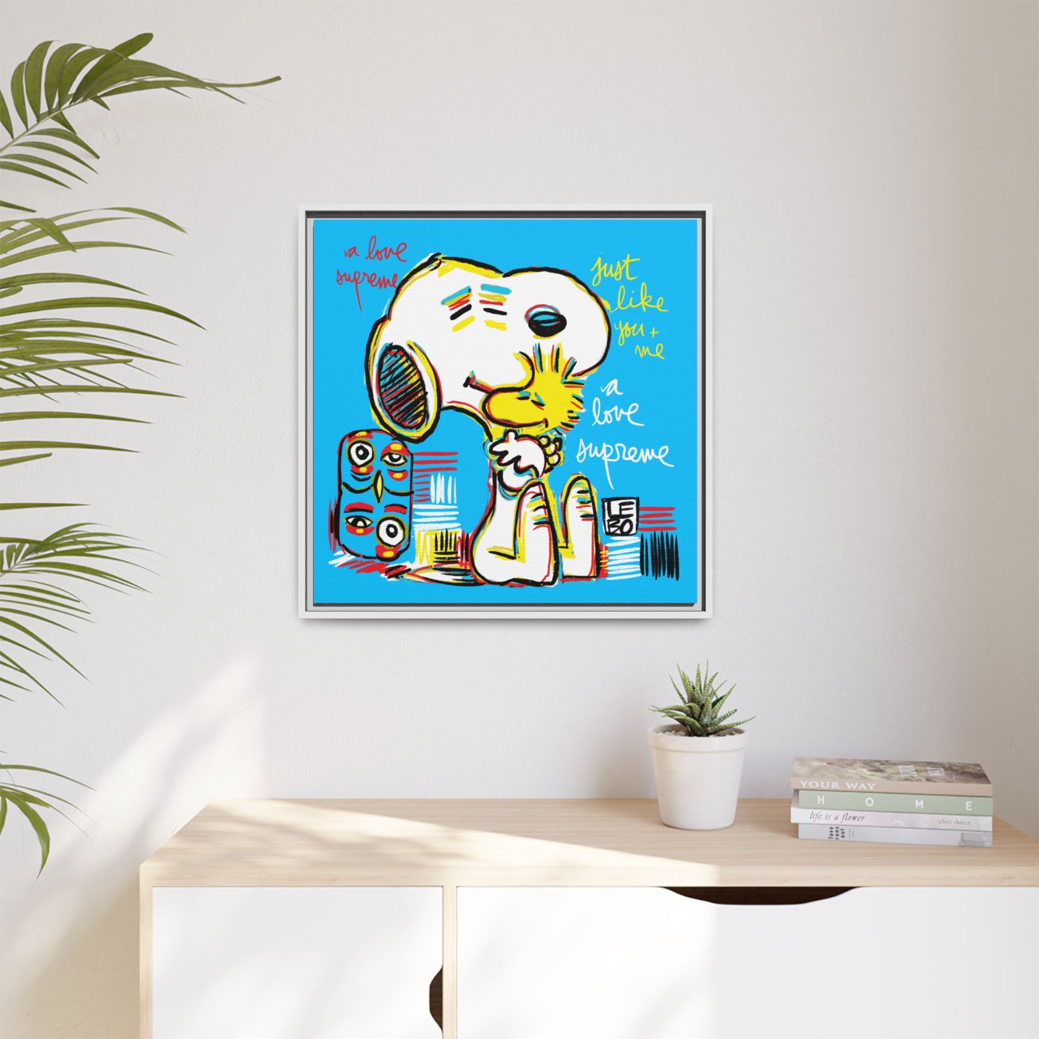 A Love Supreme, Just like You & Me - Lebo Framed Premium Gallery Wrap Canvas