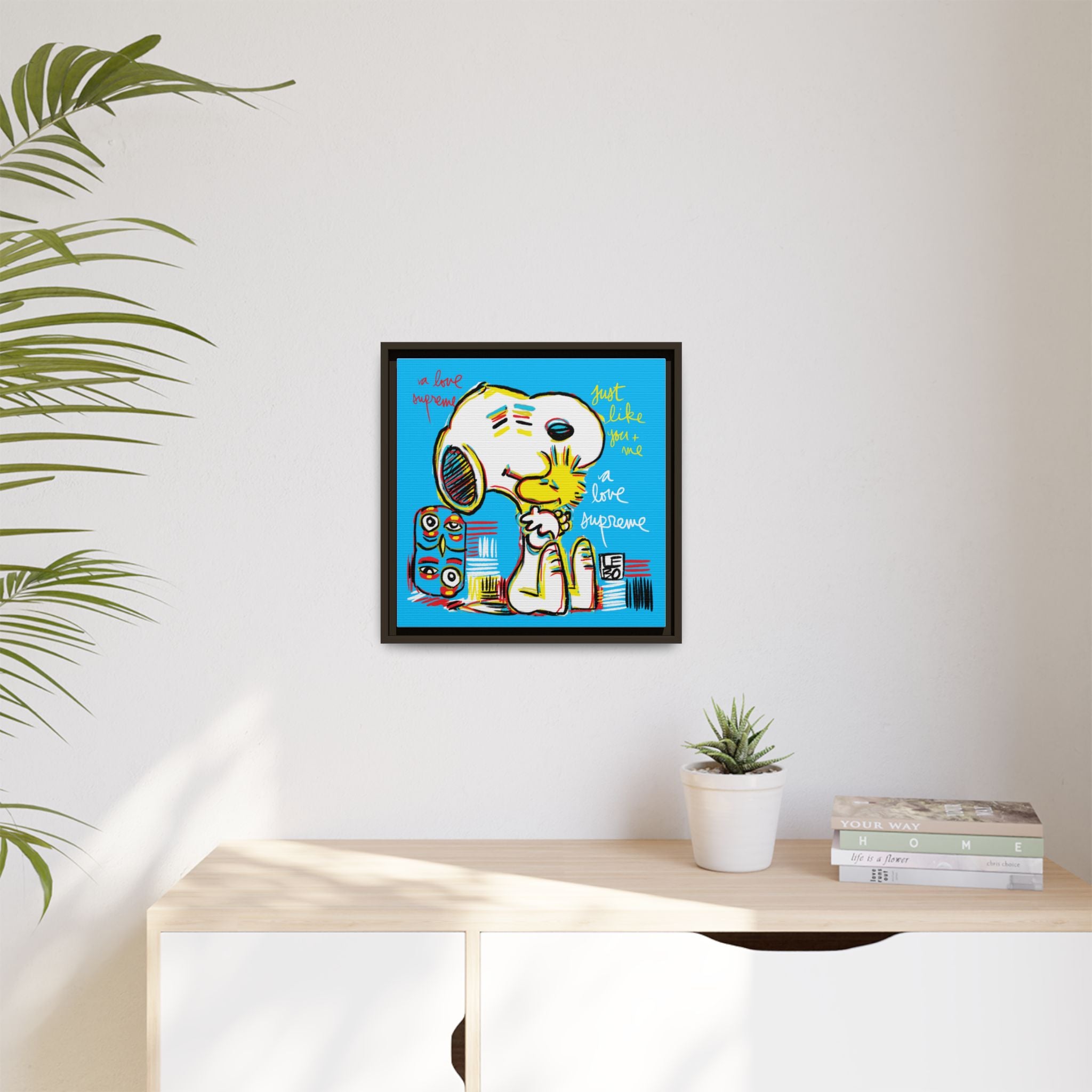 A Love Supreme, Just like You & Me - Lebo Framed Premium Gallery Wrap Canvas