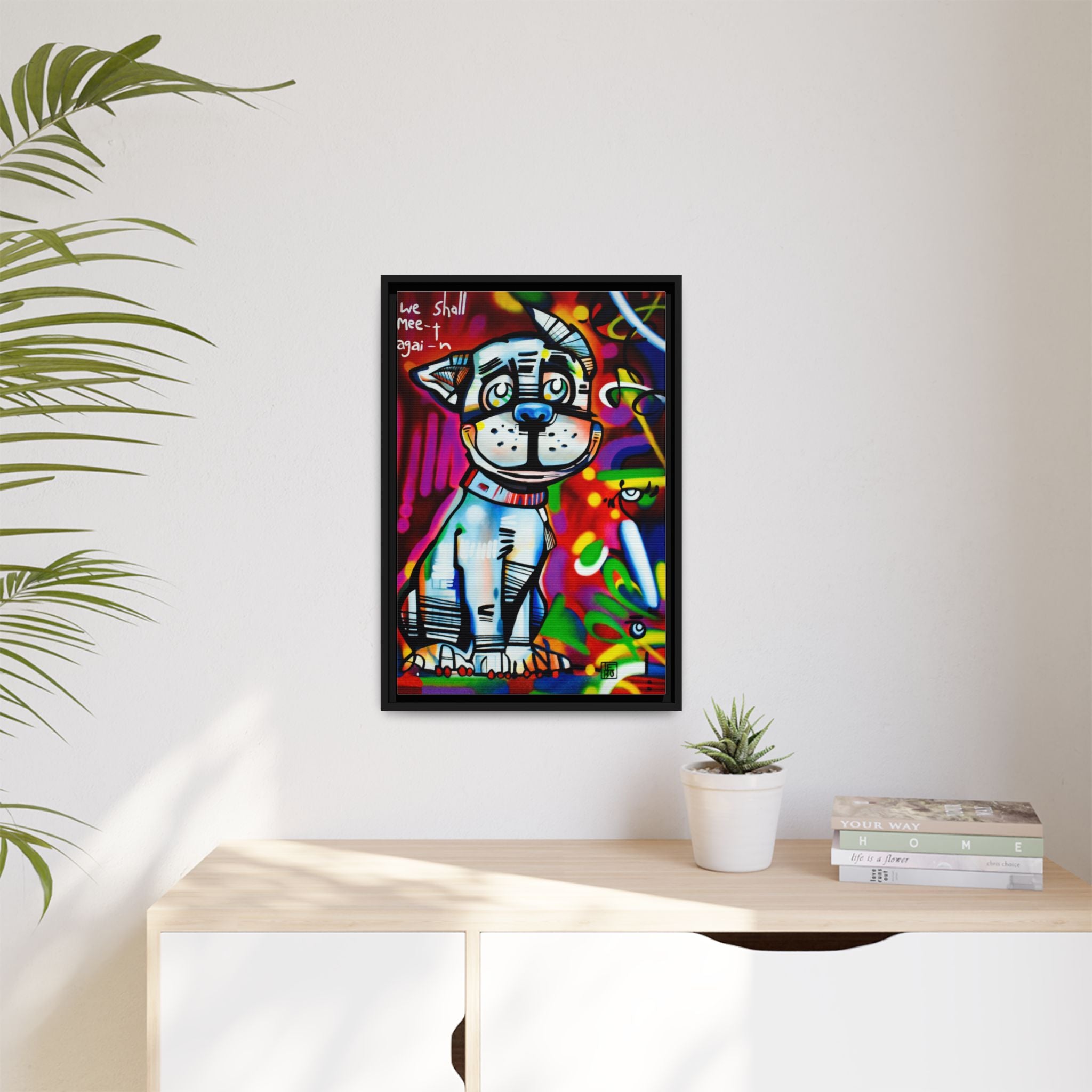 We Shall Meet Again - Lebo Framed Premium Gallery Wrapped Canvas