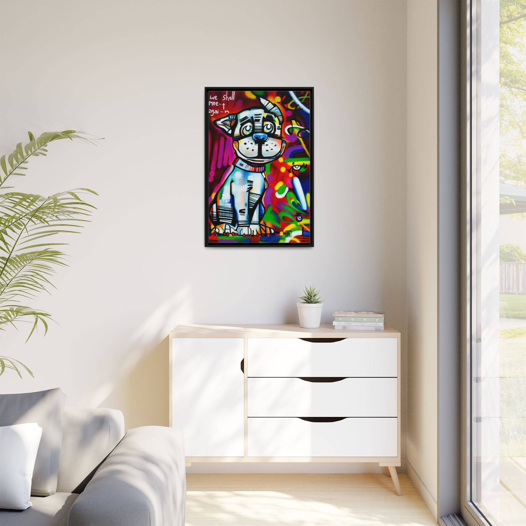 We Shall Meet Again - Lebo Framed Premium Gallery Wrapped Canvas