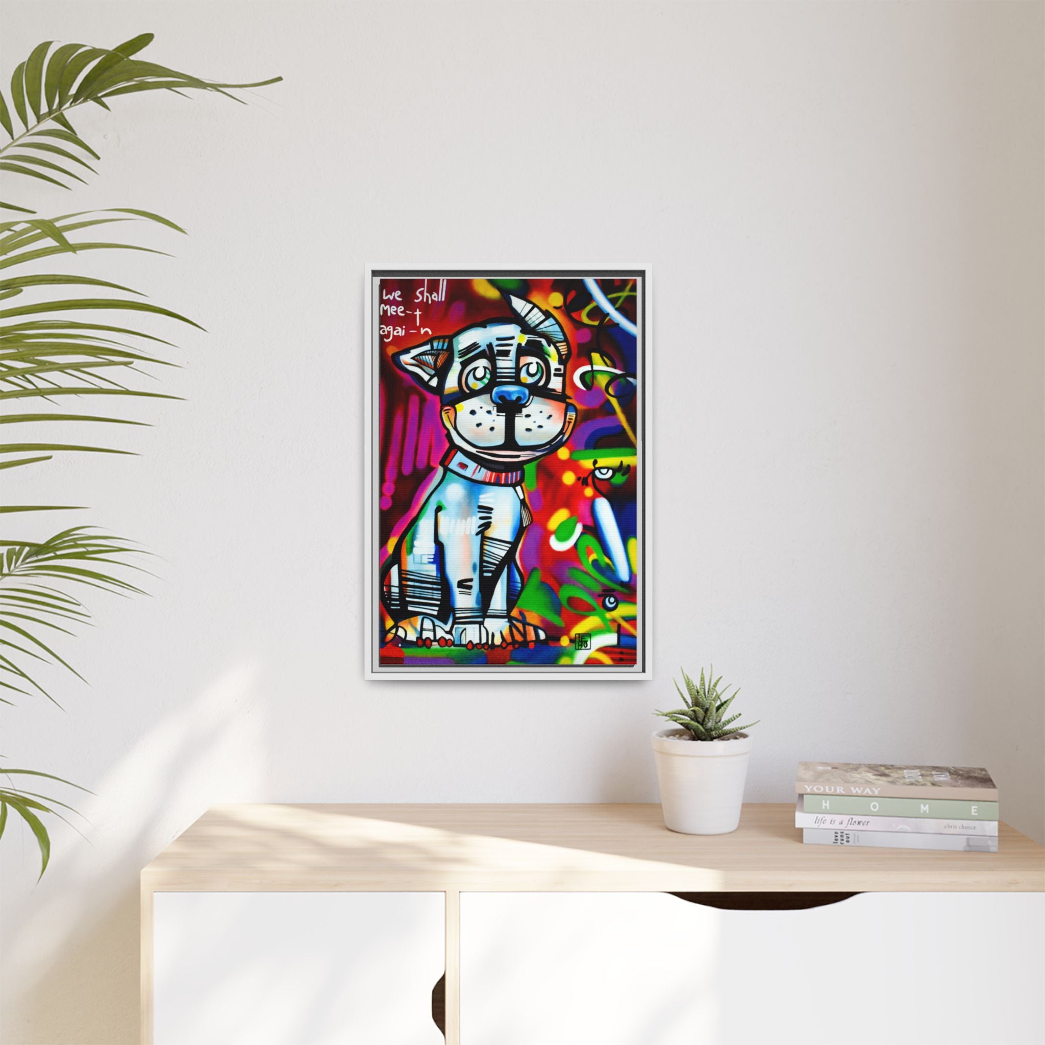 We Shall Meet Again - Lebo Framed Premium Gallery Wrapped Canvas