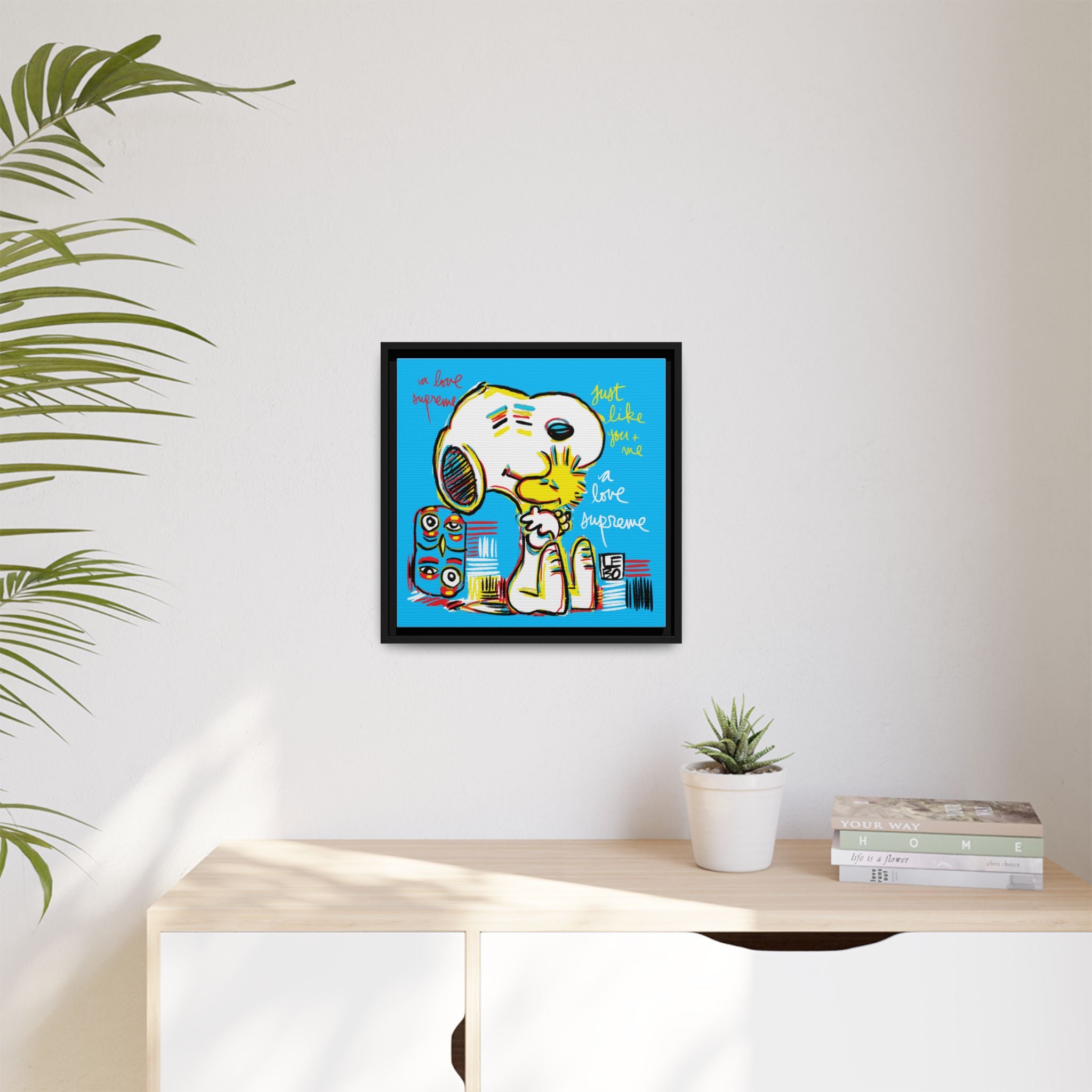 A Love Supreme, Just like You & Me - Lebo Framed Premium Gallery Wrap Canvas