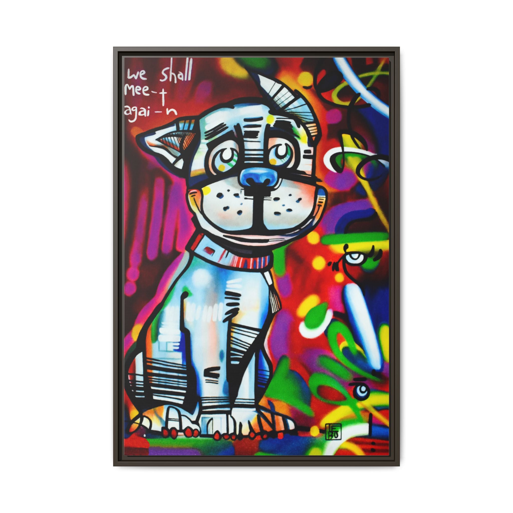 We Shall Meet Again - Lebo Framed Premium Gallery Wrapped Canvas