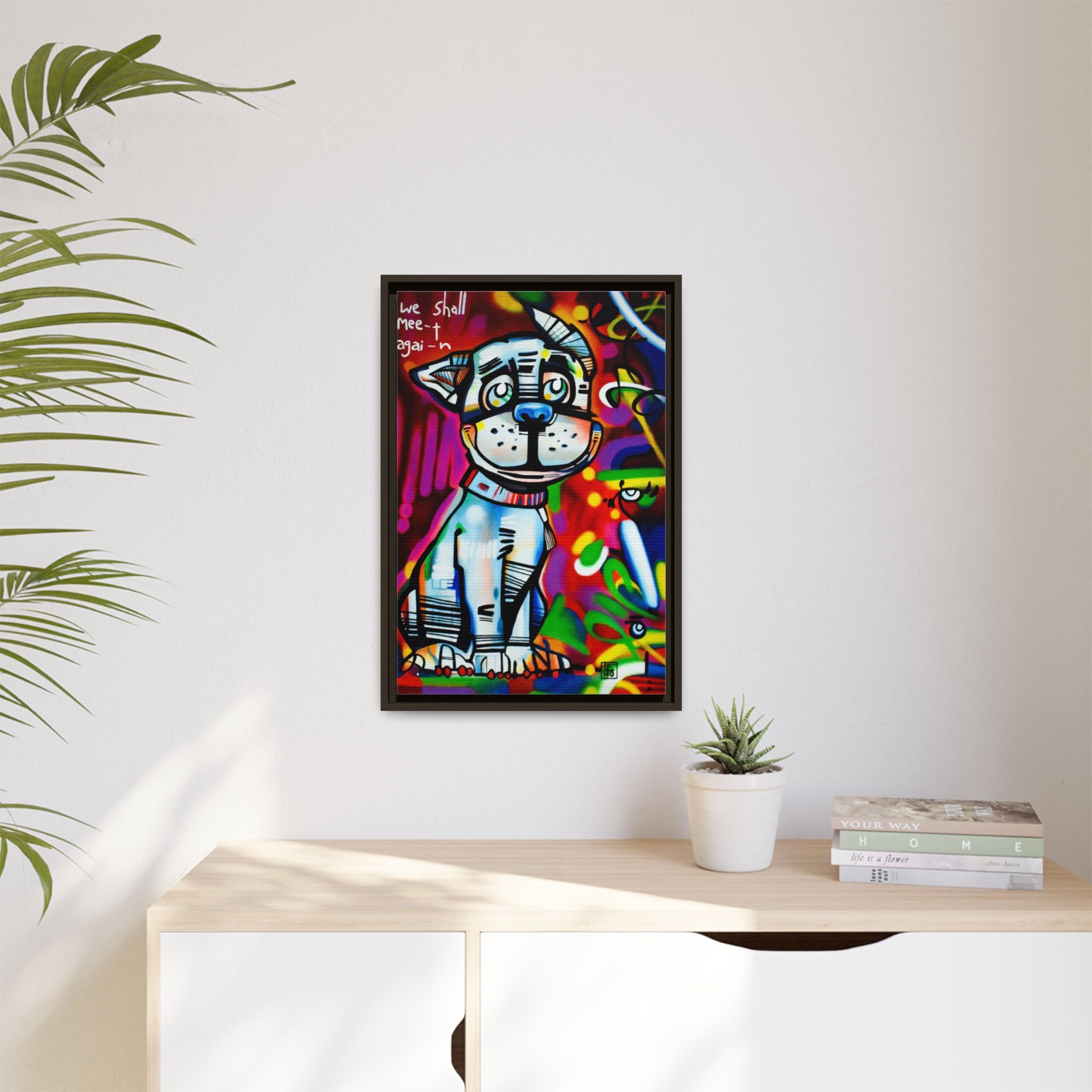 We Shall Meet Again - Lebo Framed Premium Gallery Wrapped Canvas