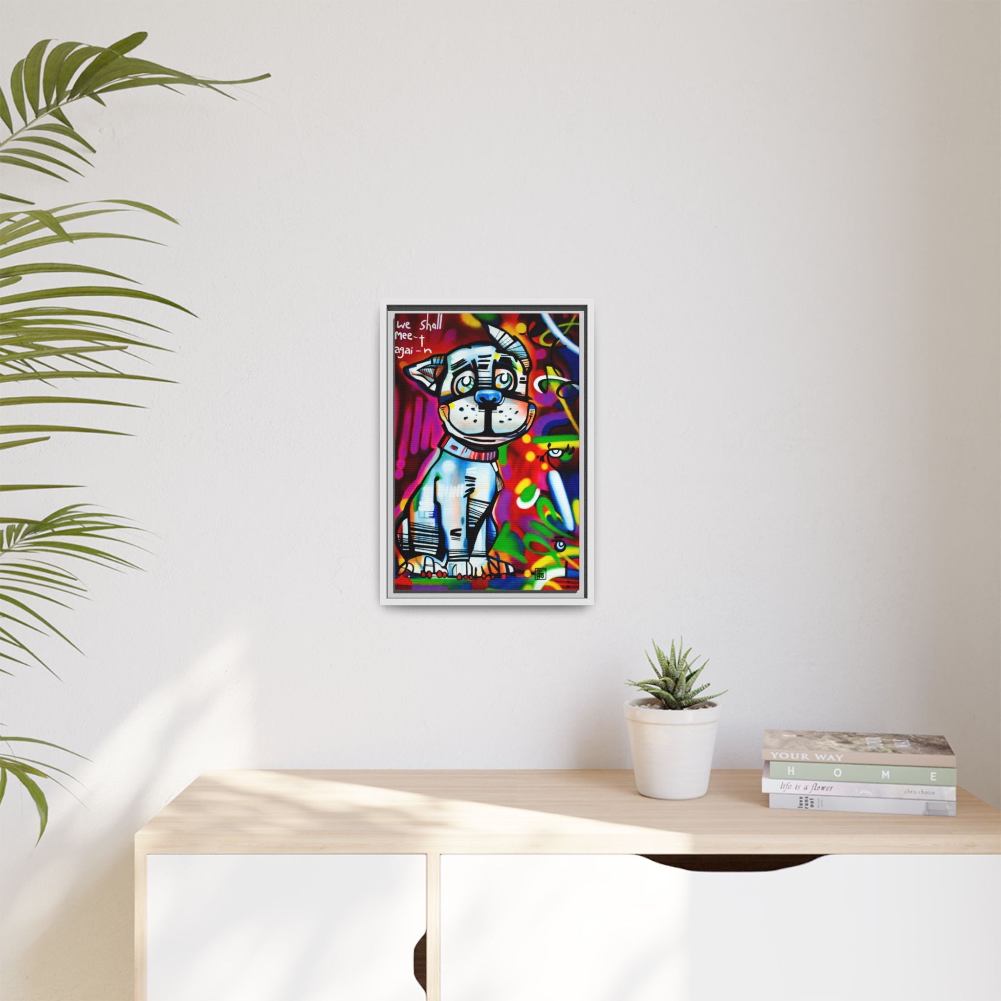 We Shall Meet Again - Lebo Framed Premium Gallery Wrapped Canvas