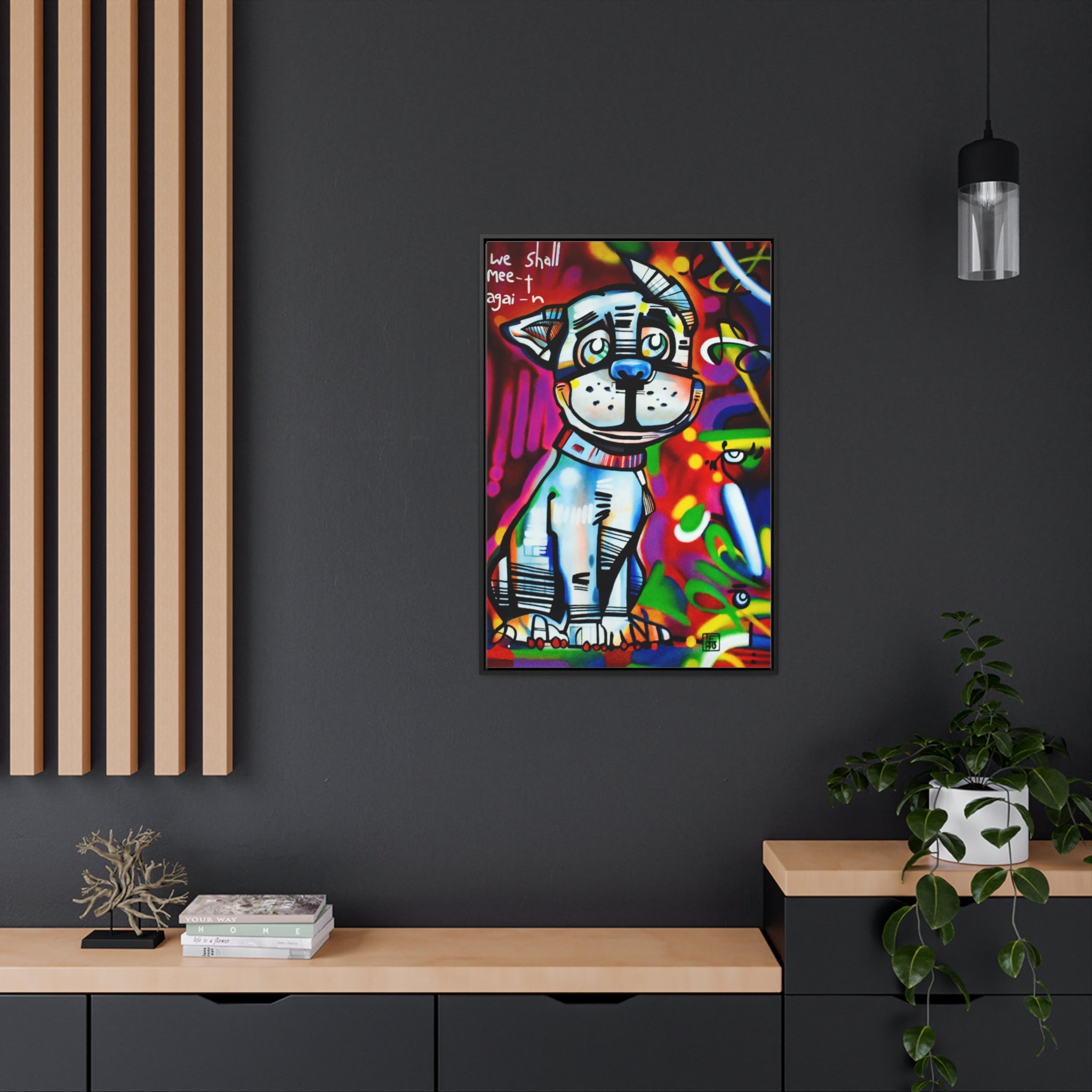 We Shall Meet Again - Lebo Framed Premium Gallery Wrapped Canvas