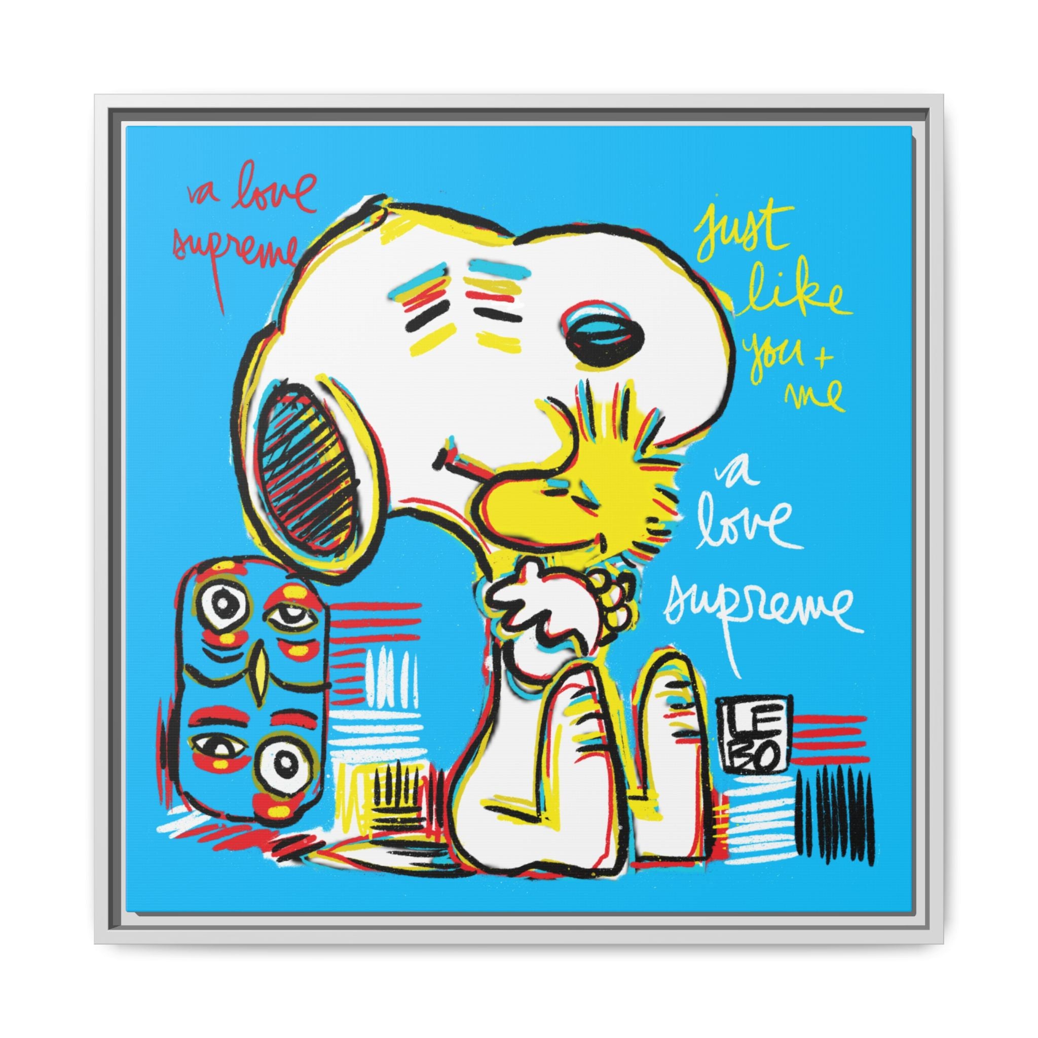 A Love Supreme, Just like You & Me - Lebo Framed Premium Gallery Wrap Canvas