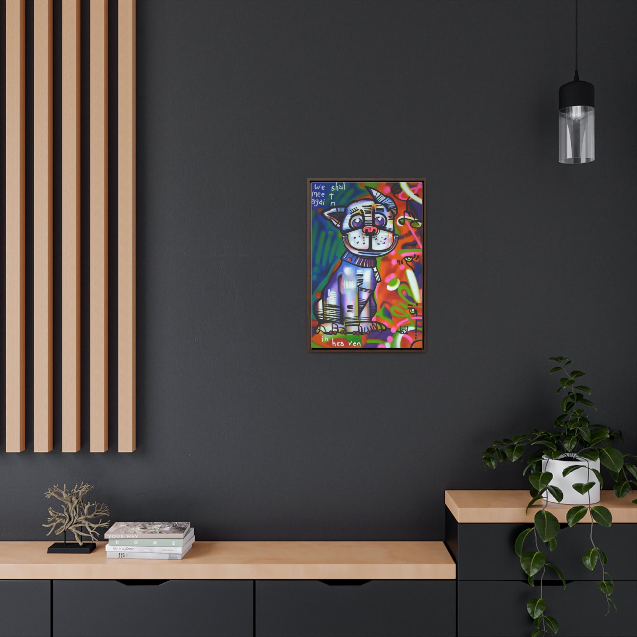 We Shall Meet Again in Heaven - Lebo Framed Premium Gallery Wrapped Canvas