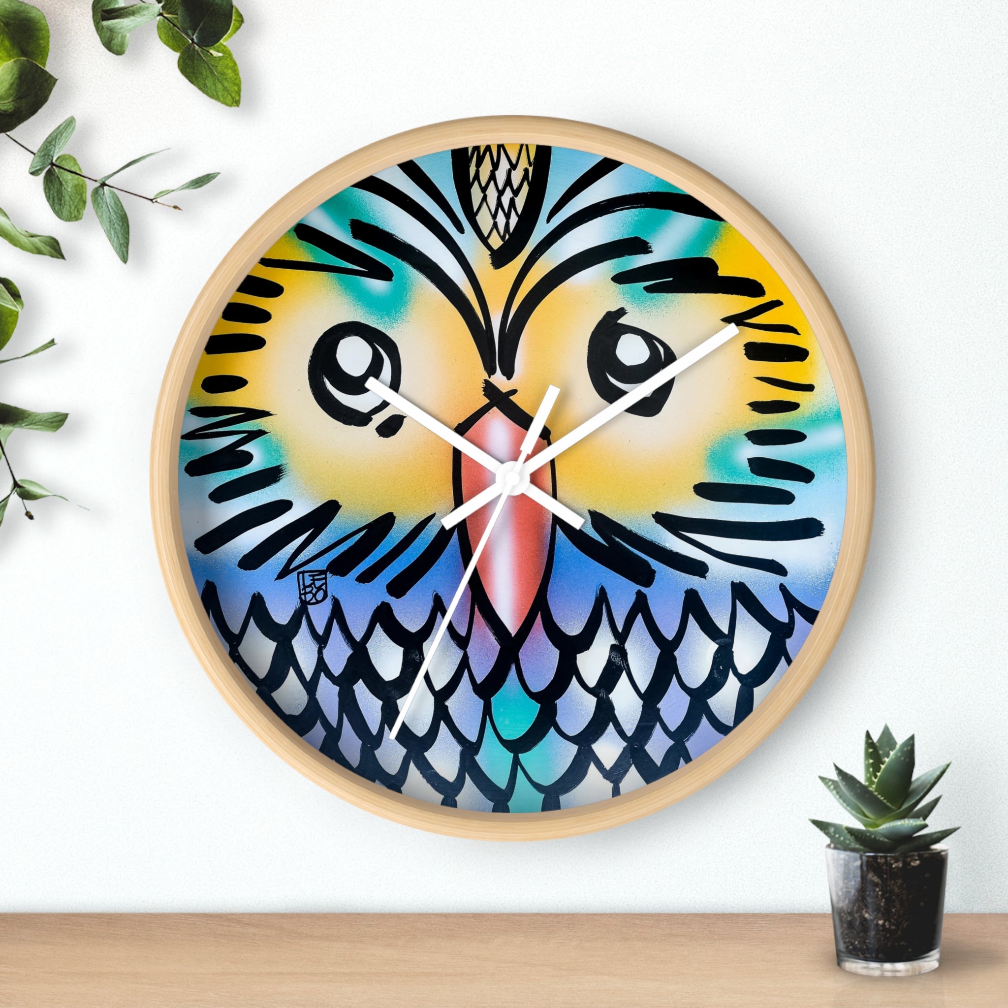 Keep Your Eyes on the Stars – Lebo Wall clock