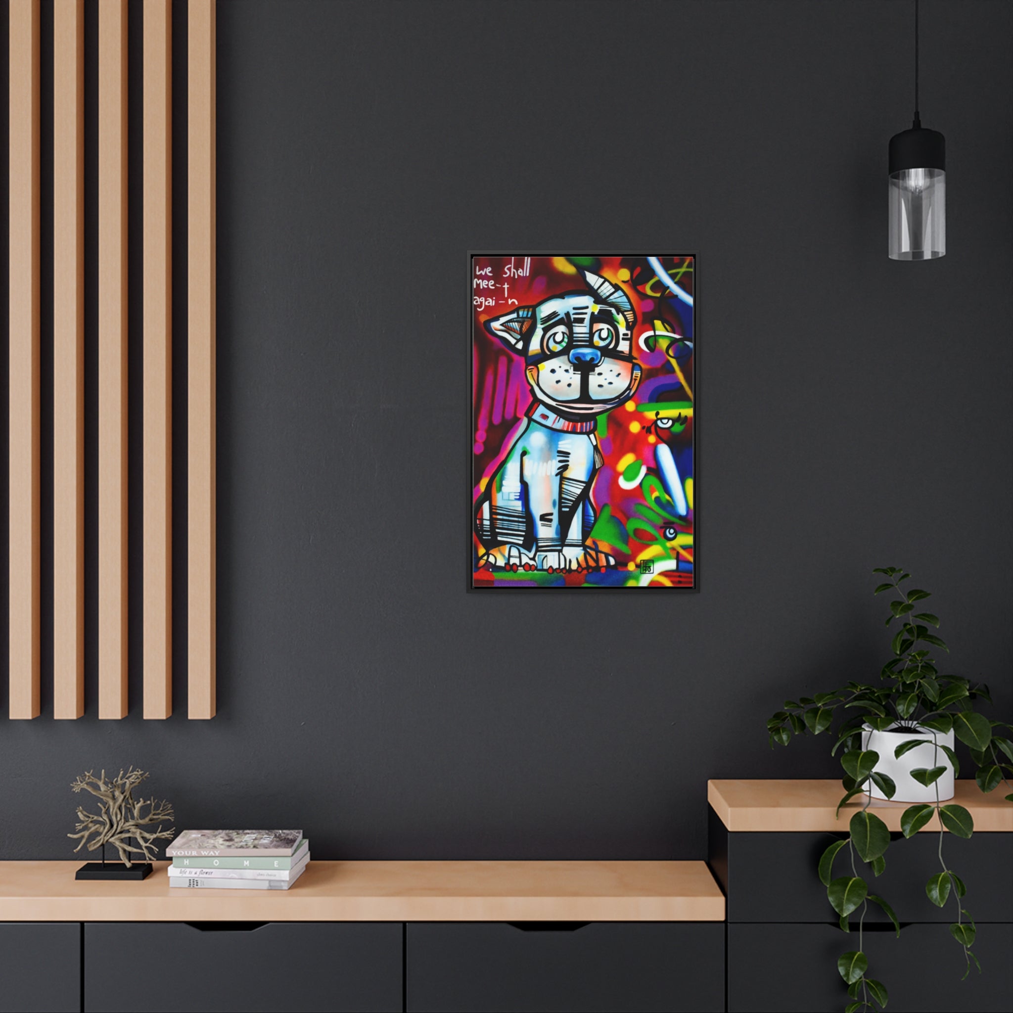 We Shall Meet Again - Lebo Framed Premium Gallery Wrapped Canvas