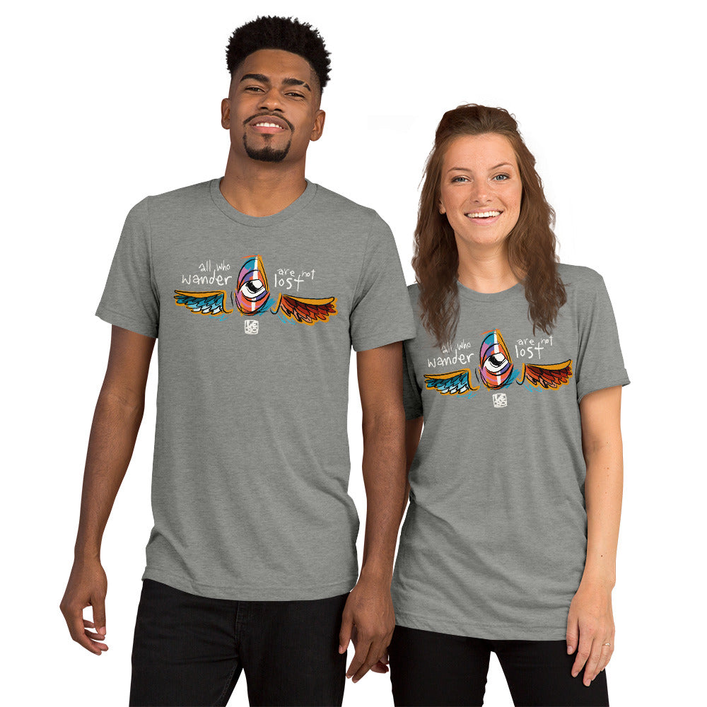 All Who Wander Are Not Lost – Lebo Unisex Short Sleeve T-Shirt
