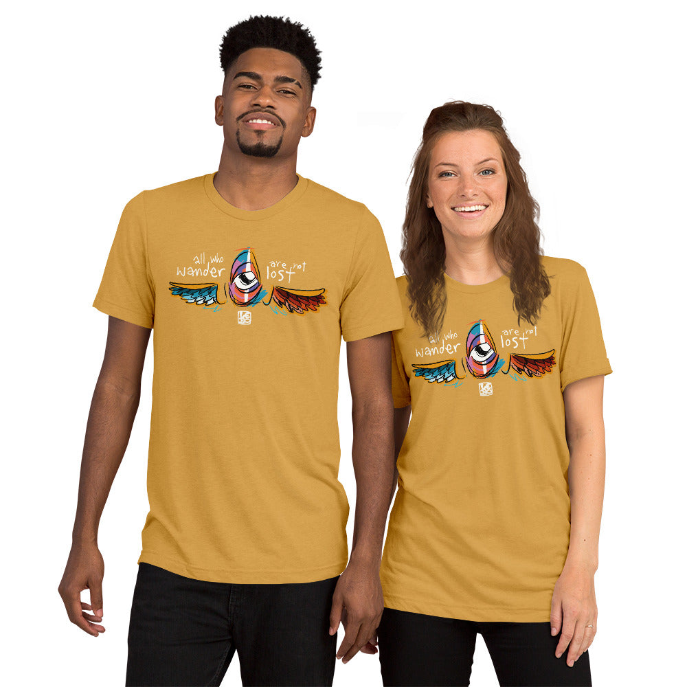All Who Wander Are Not Lost – Lebo Unisex Short Sleeve T-Shirt
