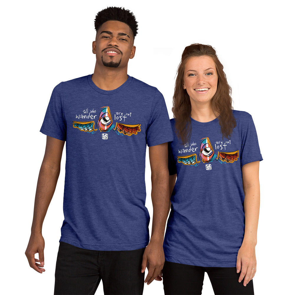 All Who Wander Are Not Lost – Lebo Unisex Short Sleeve T-Shirt