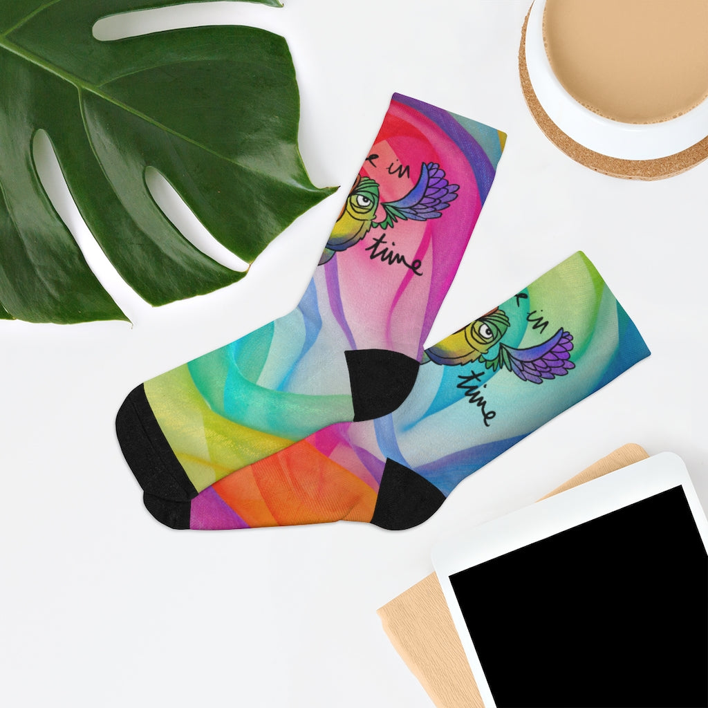 Peace in Our Time - Rainbow Collection - Lebo Tribe Socks