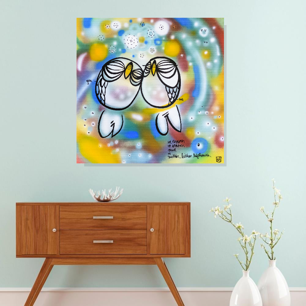 A Million, Billion Lifetimes - Lebo Brushed Aluminum Artbond