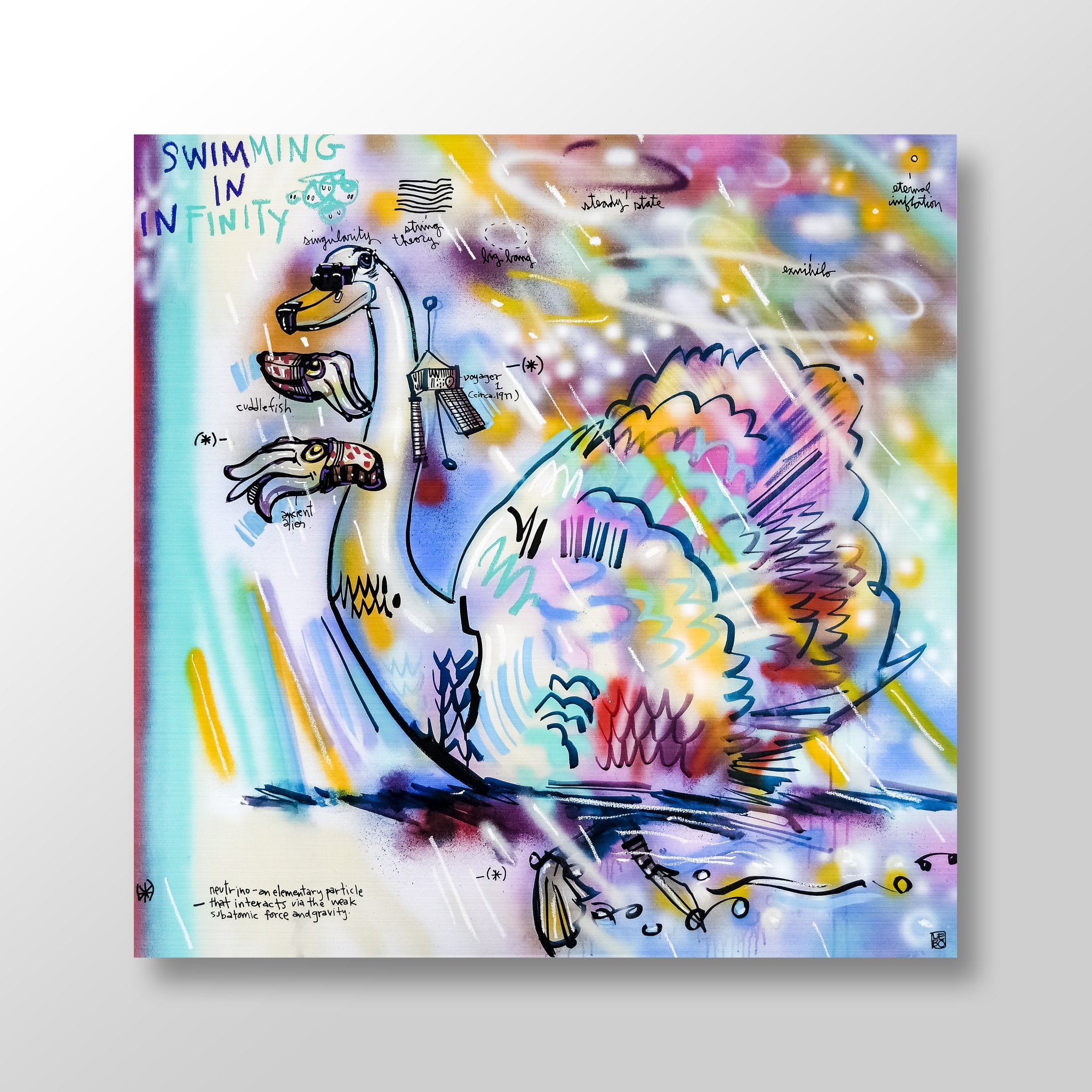 Swimming in Infinity - Art Bond - shop.leboart.com