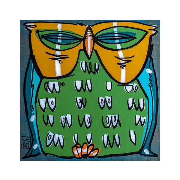 A Parliament Of Owls- A Moment Of Reflection 3 Series - Mineral Print - shop.leboart.com