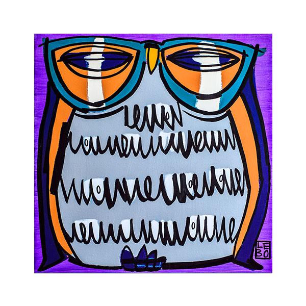 A Parliament Of Owls- A Moment Of Reflection 6 Series - Mineral Print - shop.leboart.com