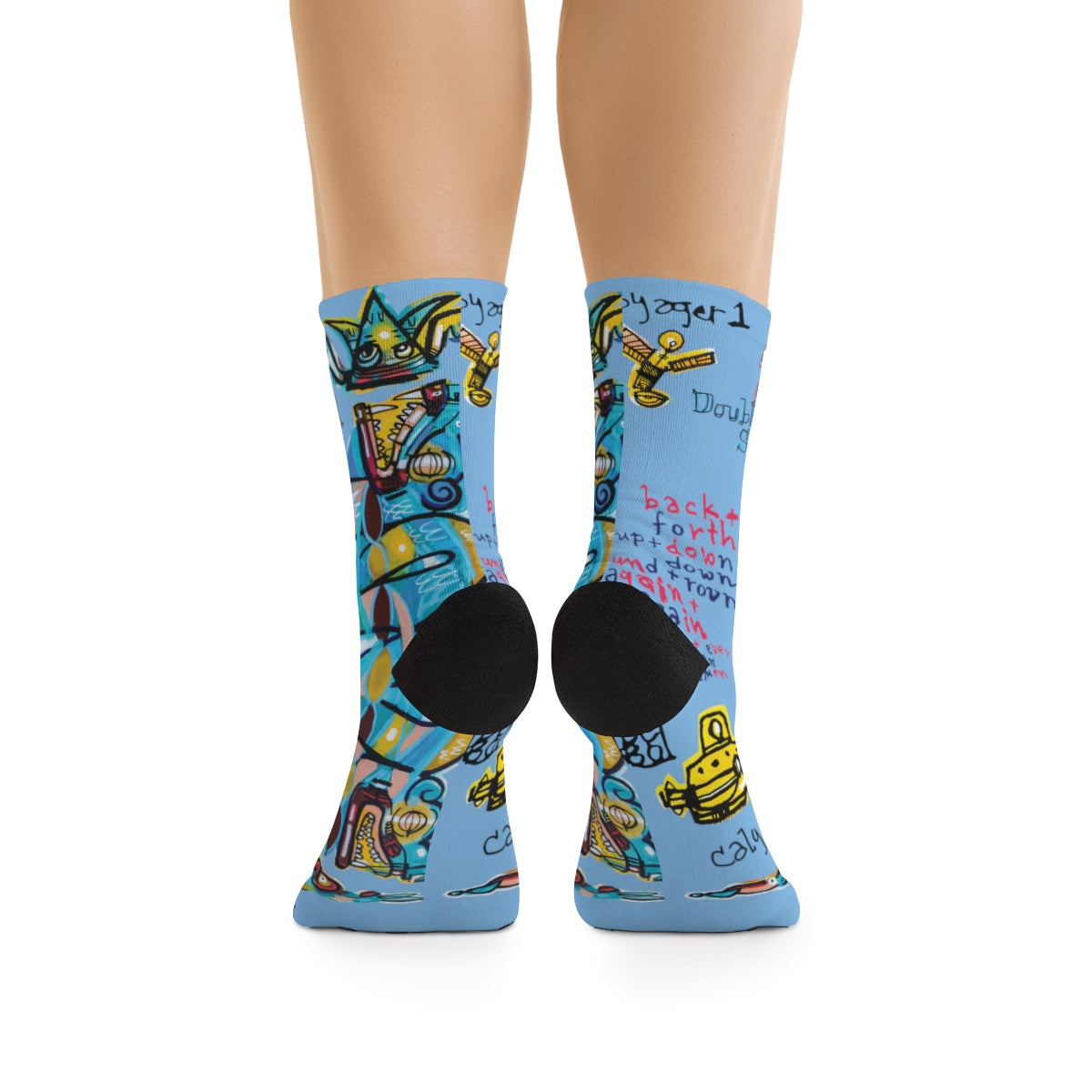 Double Headed Serpent – Lebo Tribe Socks