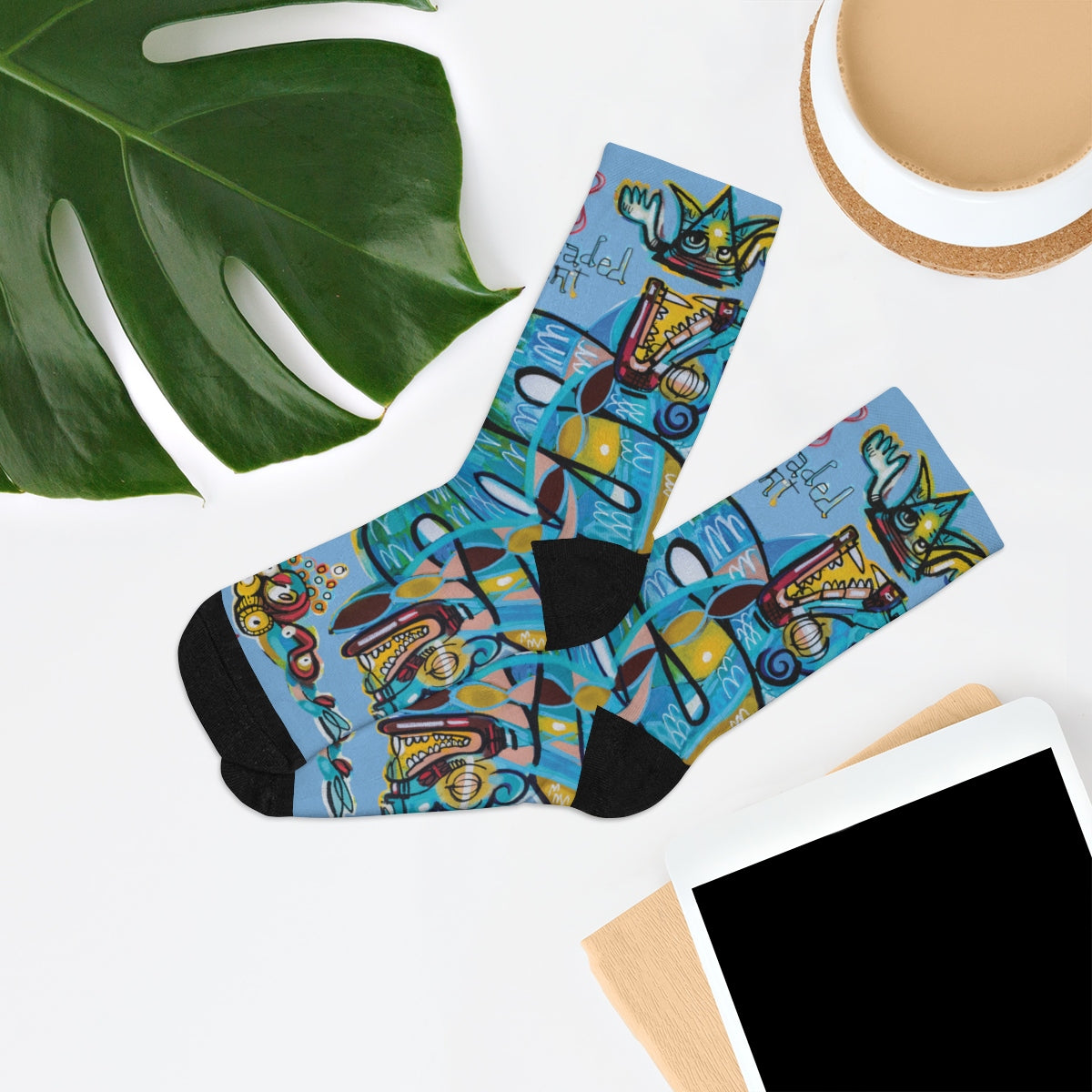 Double Headed Serpent – Lebo Tribe Socks
