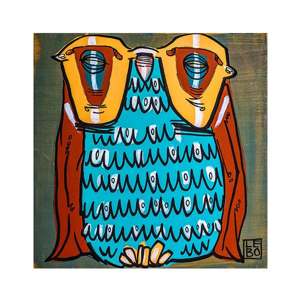 A Parliament Of Owls- A Moment Of Reflection 6 Series - Mineral Print - shop.leboart.com