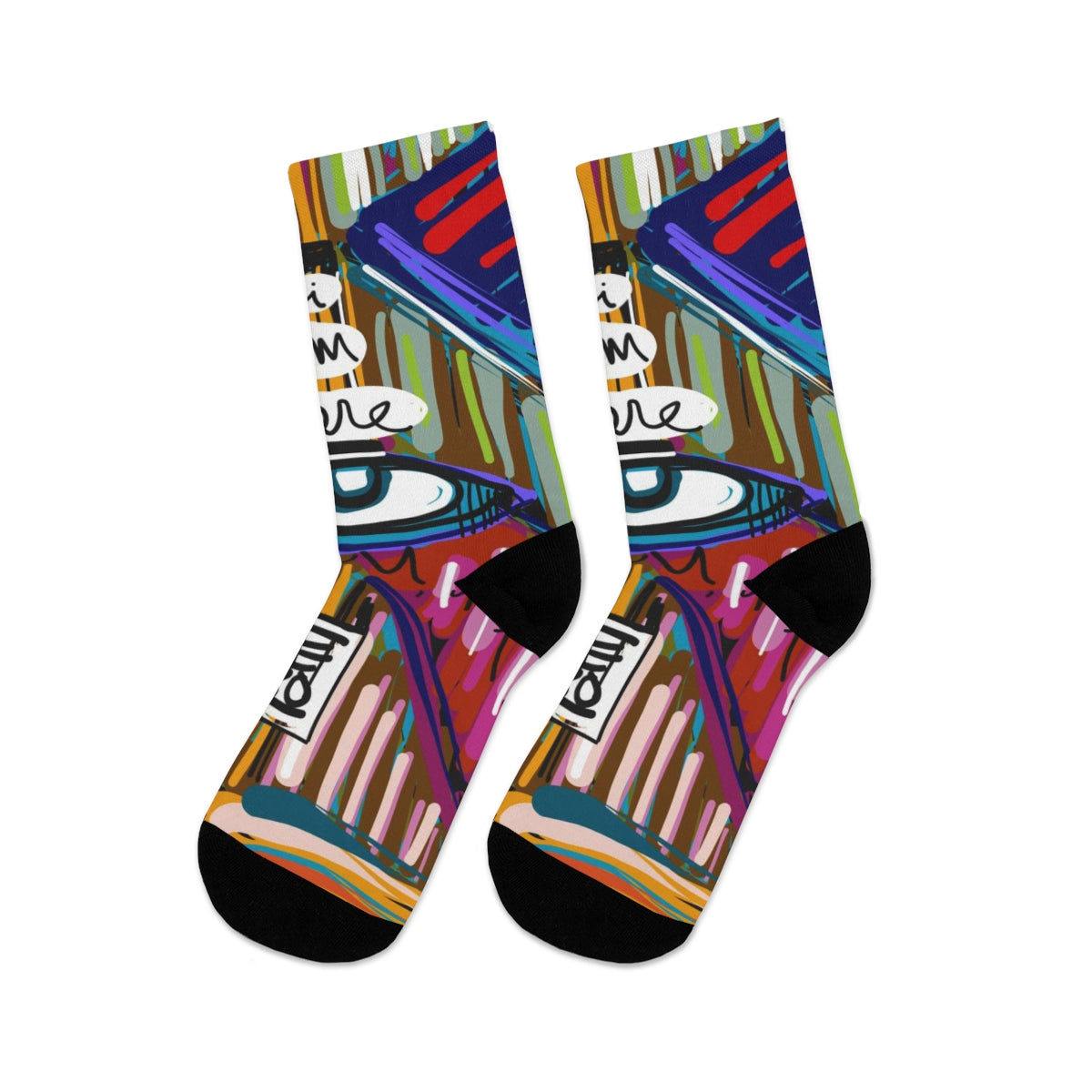 Eye am here 1.0 – Lebo Tribe Socks