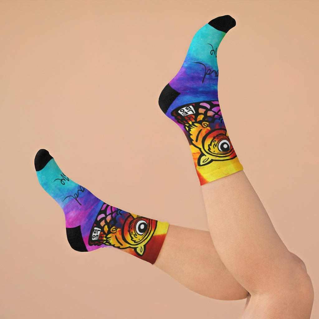 A Ray of Hope  - Rainbow Collection - Lebo Tribe Socks