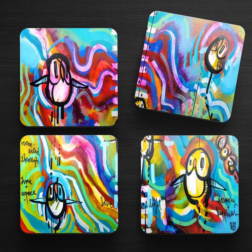 Connected Through Time and Space - Lebo Coasters