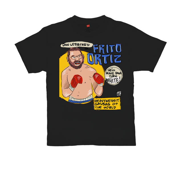 Dan Le Batard is Frito Ortiz - Fight Poster - Lebo Men's Short Sleeve T-Shirts