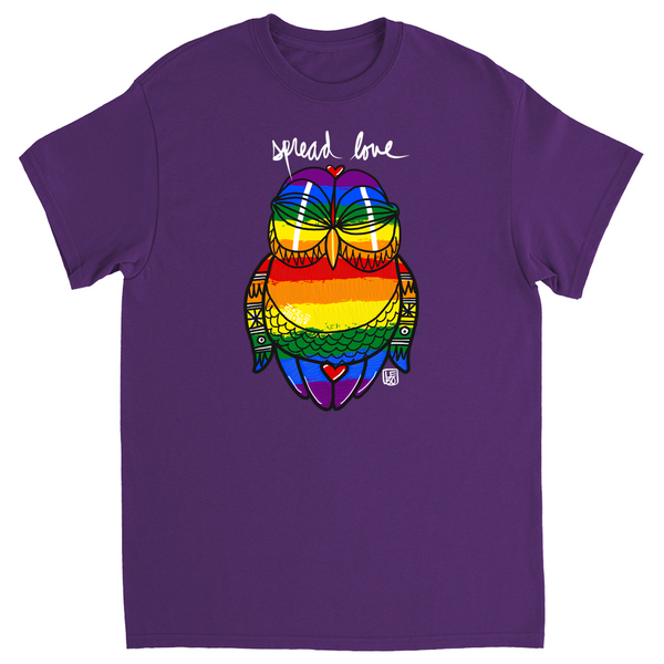 Spread Love - Rainbow Collection - Lebo Unisex Short Sleeve T-Shirt