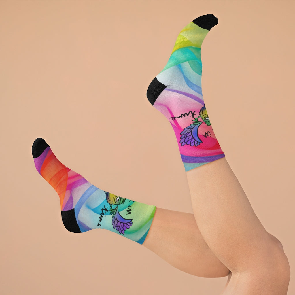 Peace in Our Time - Rainbow Collection - Lebo Tribe Socks