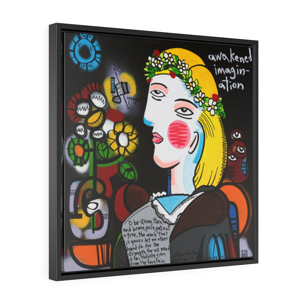 Awakened Imagination - Lebo Framed Premium Gallery Wrap Canvas