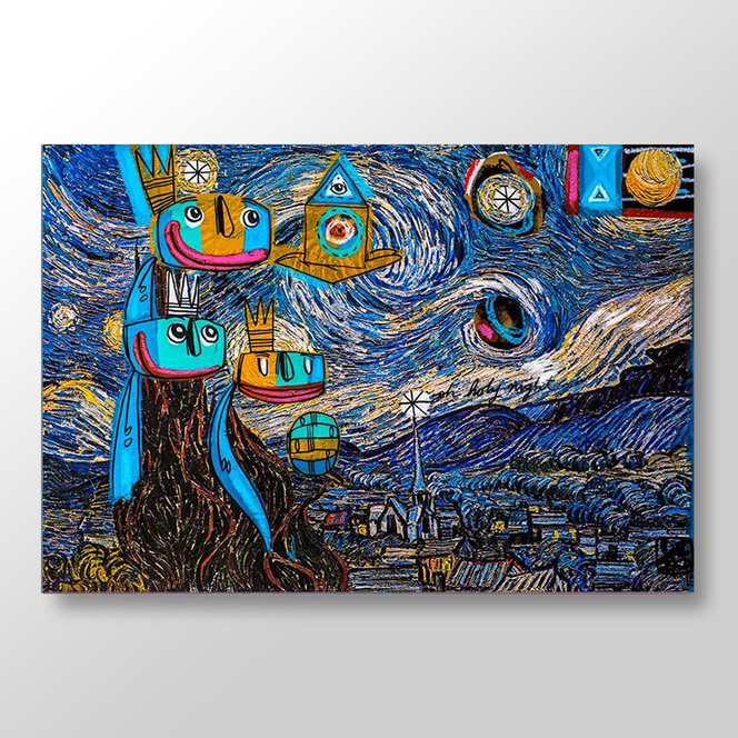 Oh Holy Night, Starry Night - Art Bond
