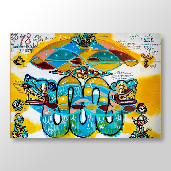 Back and Forth, Up and Down - Lebo Brushed Aluminum Artbond