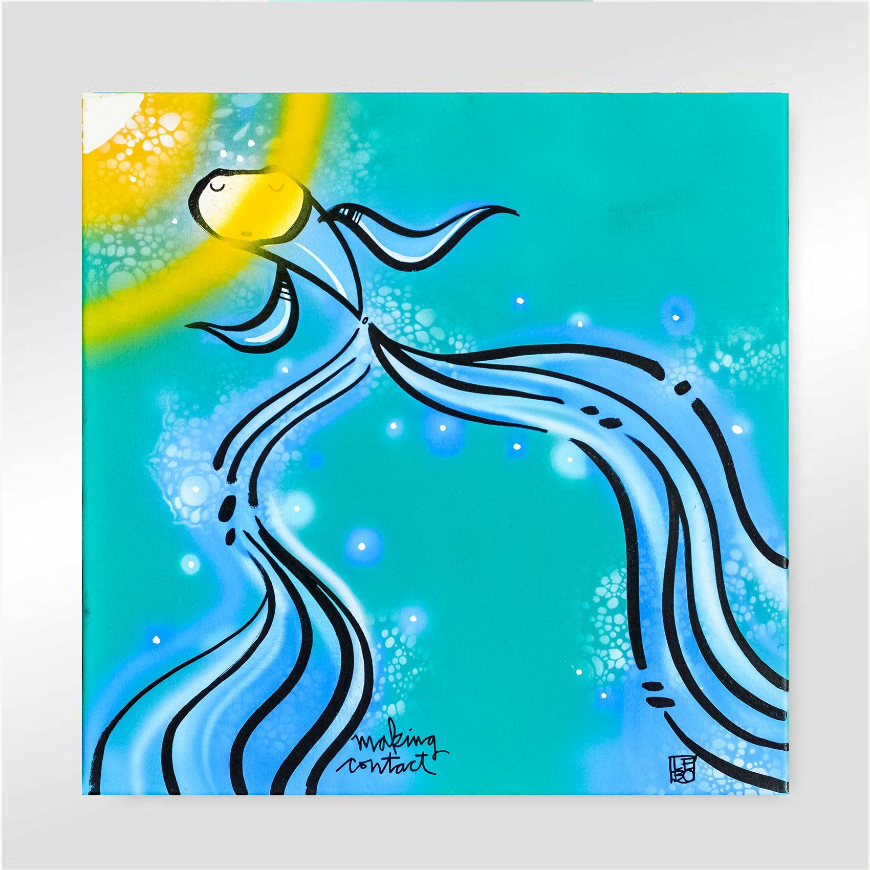 Making Contact-Fish-Art Bond - shop.leboart.com