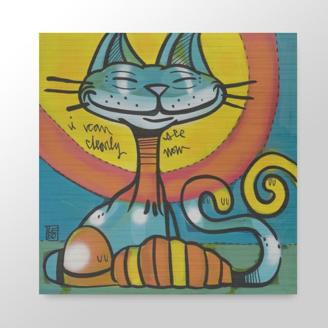 I Can See Clearly Now - Lebo Brushed Aluminum Artbond