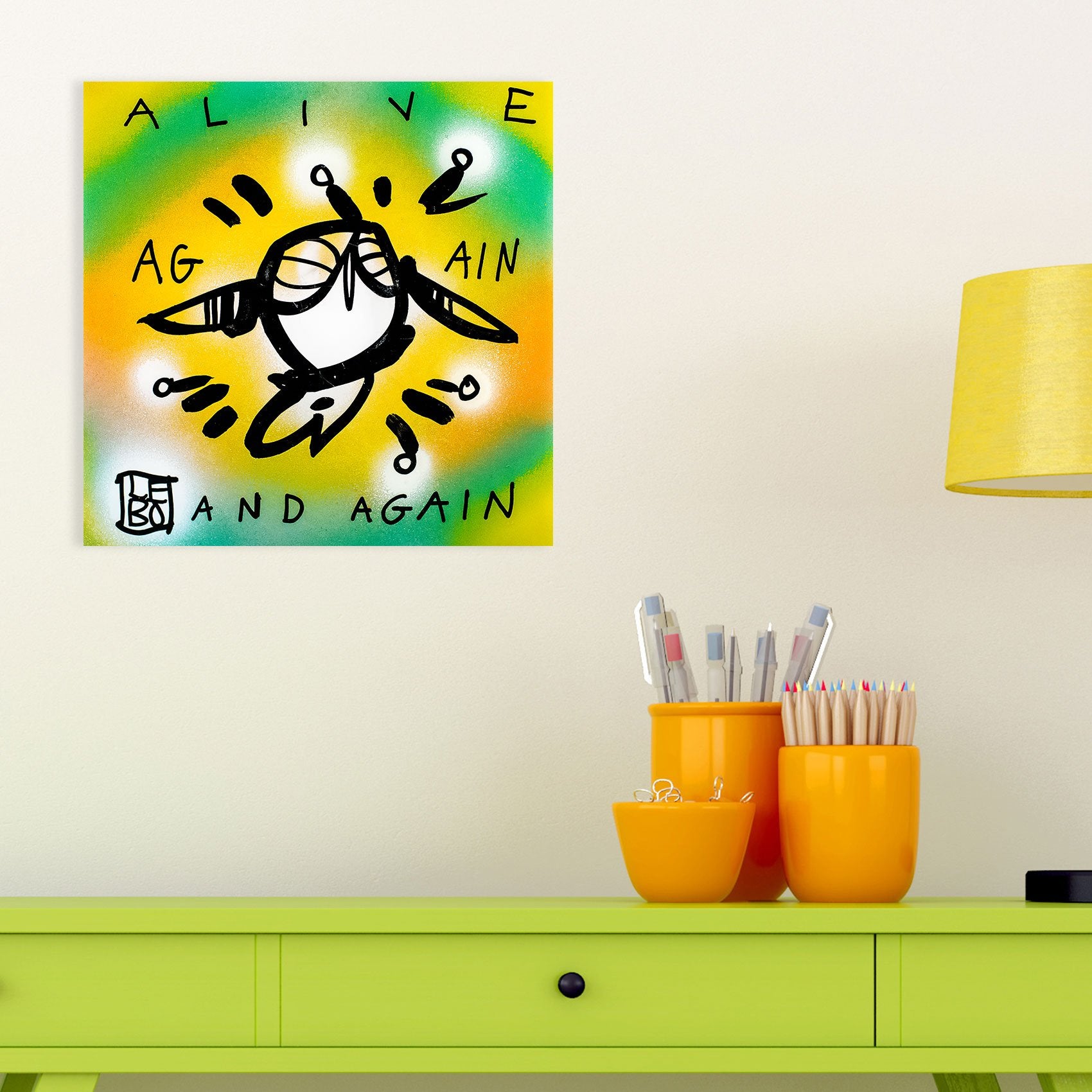 Alive, Again and Again - Mineral Print - shop.leboart.com