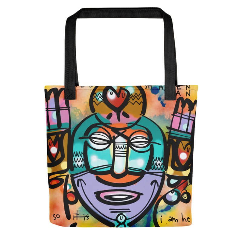 Amen Shaman – Lebo Tote bag