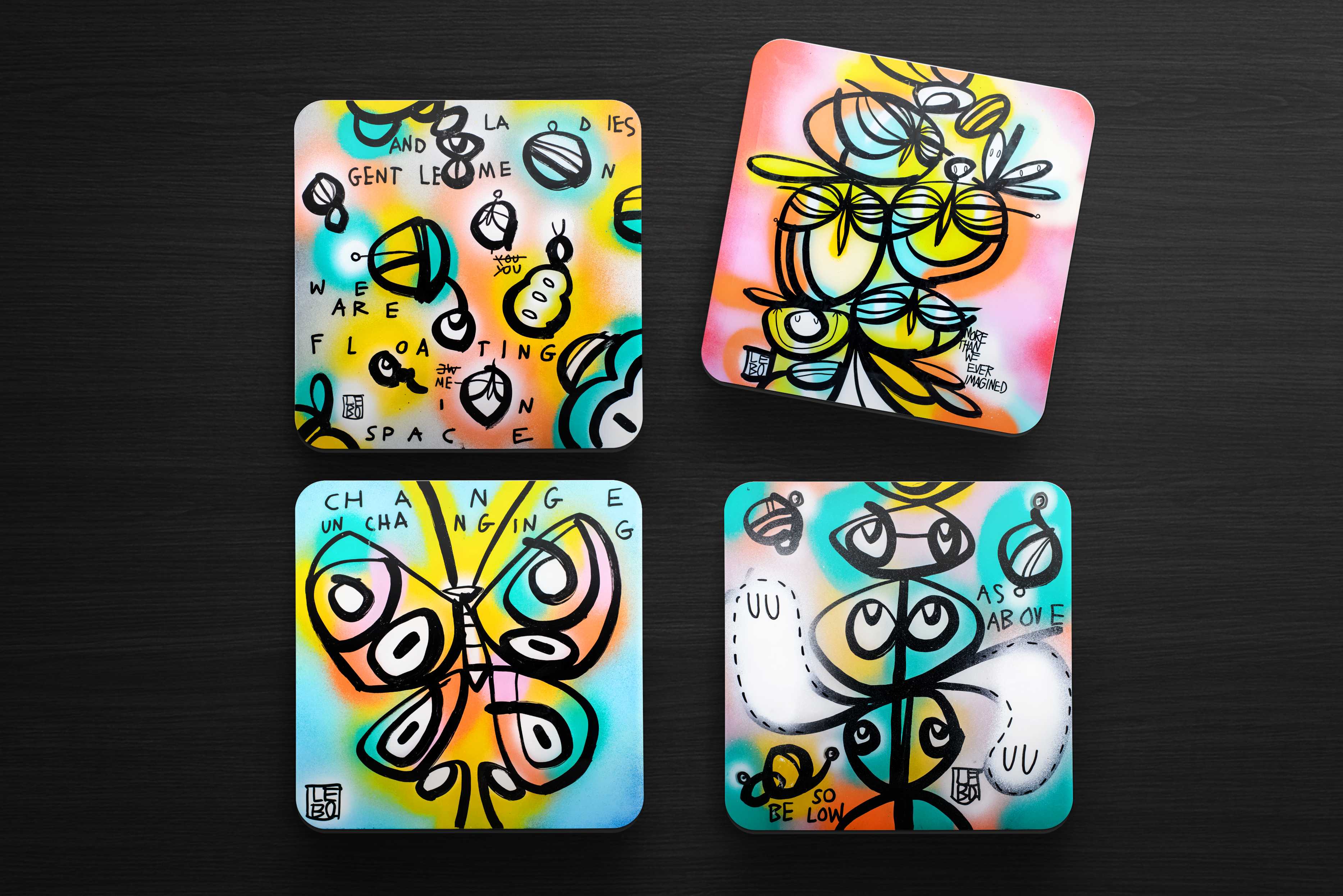 Floating In Space - Lebo Coasters