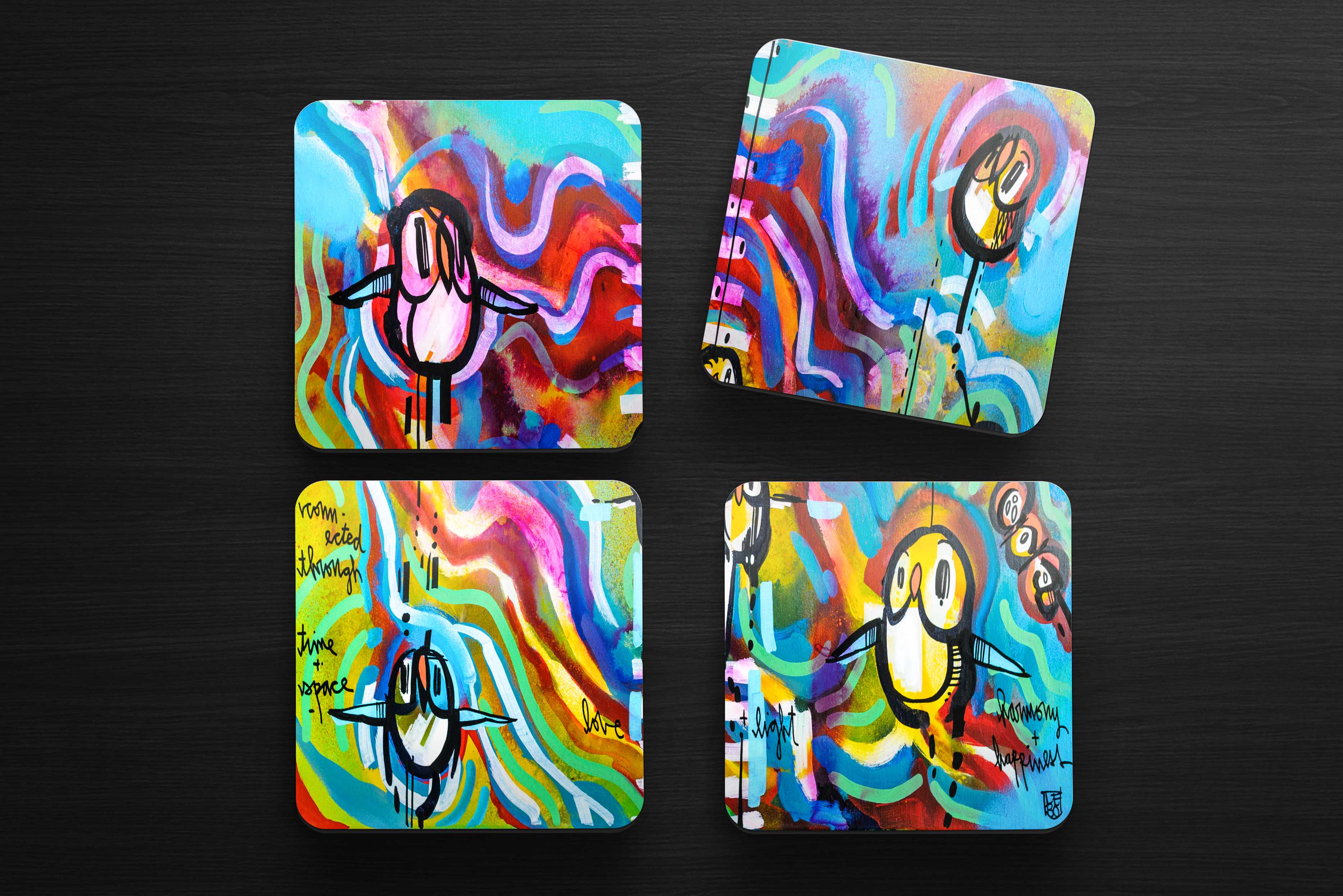 Connected Through Time and Space - Lebo Coasters