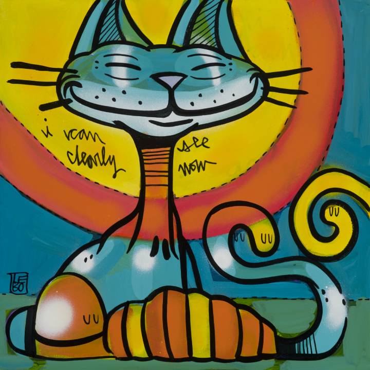 I Can See Clearly Now Lebo Framed Ceramic Tile