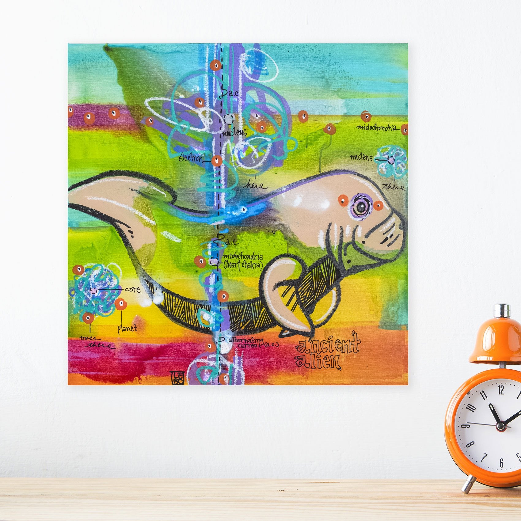 Ancient Alien - Jacques Cousteau Series - Mineral Print - shop.leboart.com