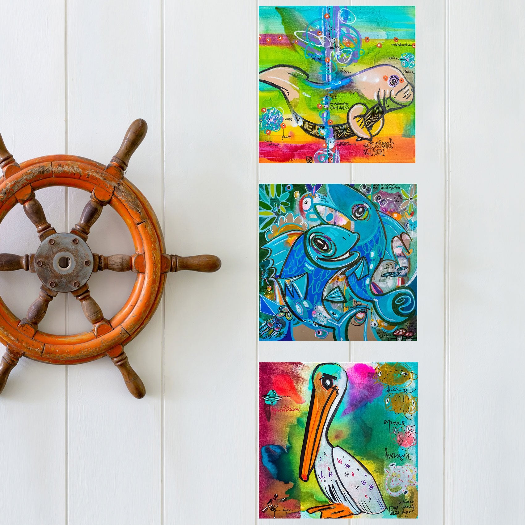 Jacques Cousteau Series - Mineral Print - shop.leboart.com