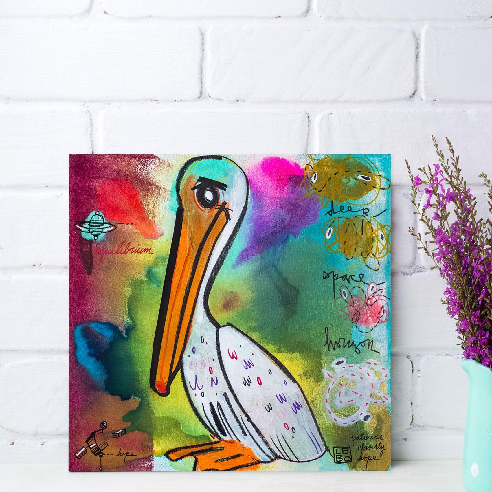 Deep Space Horizon - Jacques Cousteau Series - Mineral Print - shop.leboart.com