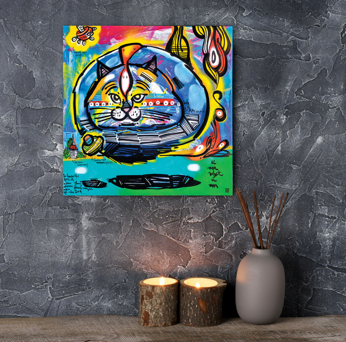 Holy pilgrim (you,me,us) - Mineral Print - shop.leboart.com