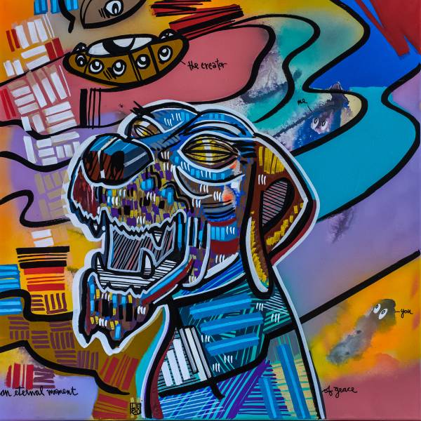 An Eternal Moment - Lebo Framed Ceramic Tile