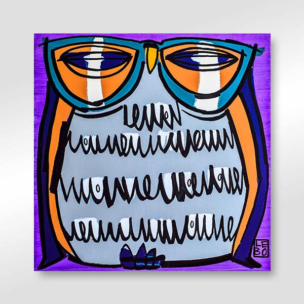 A Parliament of Owls, Moment Of Reflection - Lebo Brushed Aluminum Artbond