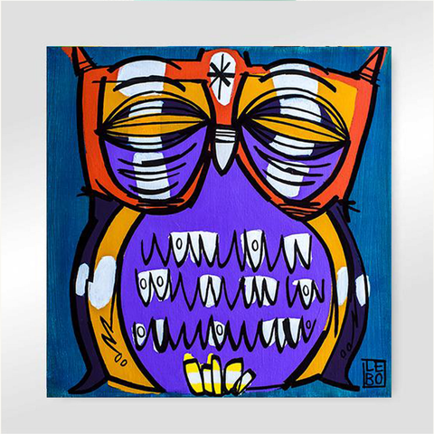 A Parliament of Owls, Moment Of Reflection - Lebo Brushed Aluminum Artbond