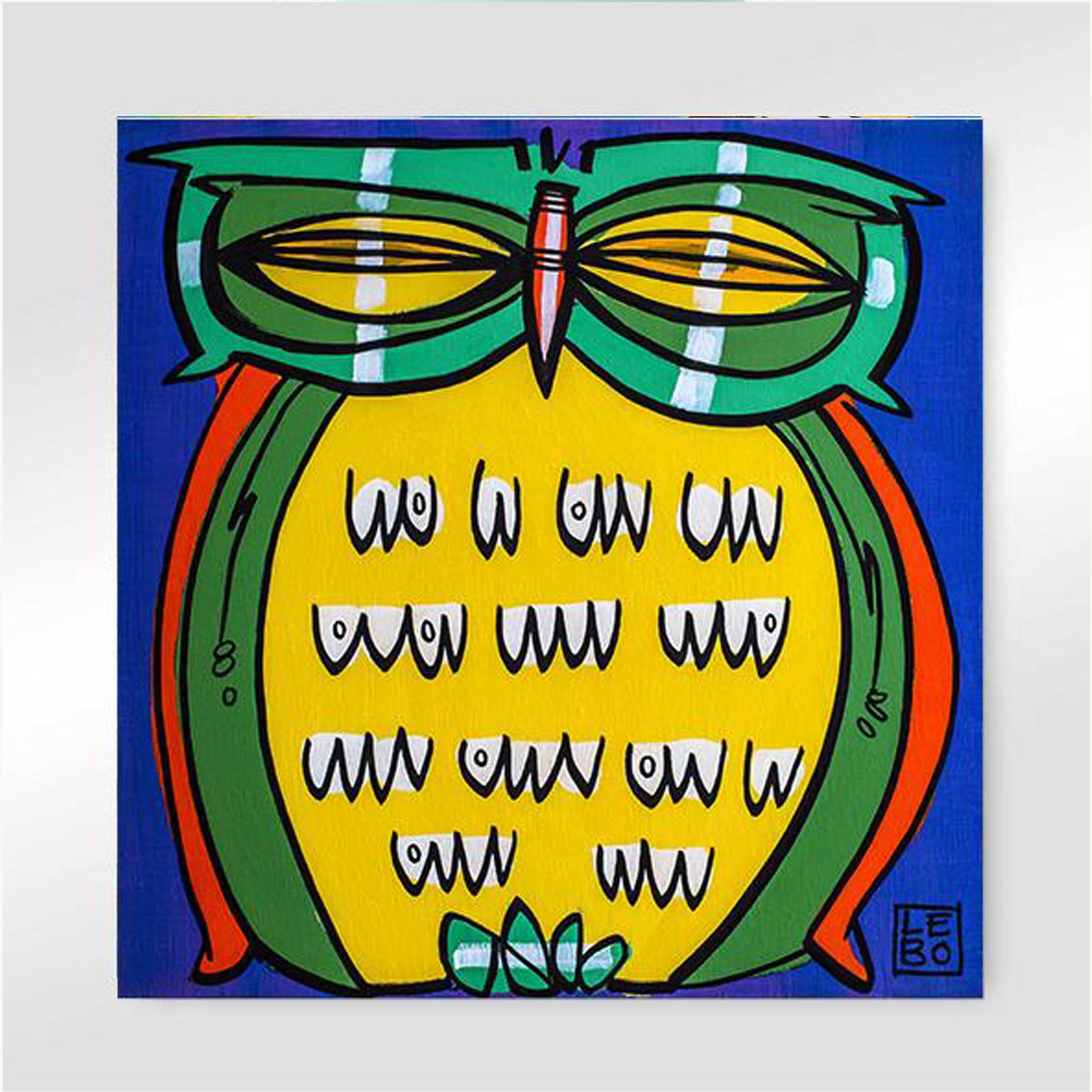 A Parliament of Owls, Moment Of Reflection - Lebo Brushed Aluminum Artbond